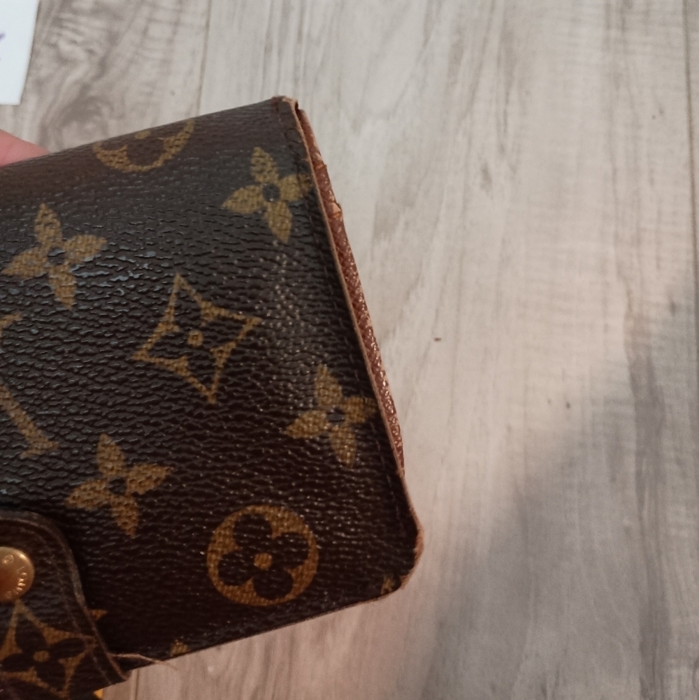 LOUIS VUITTON Monogram Canvas Leather French Compact Clutch Wallet - Picture 5 of 14